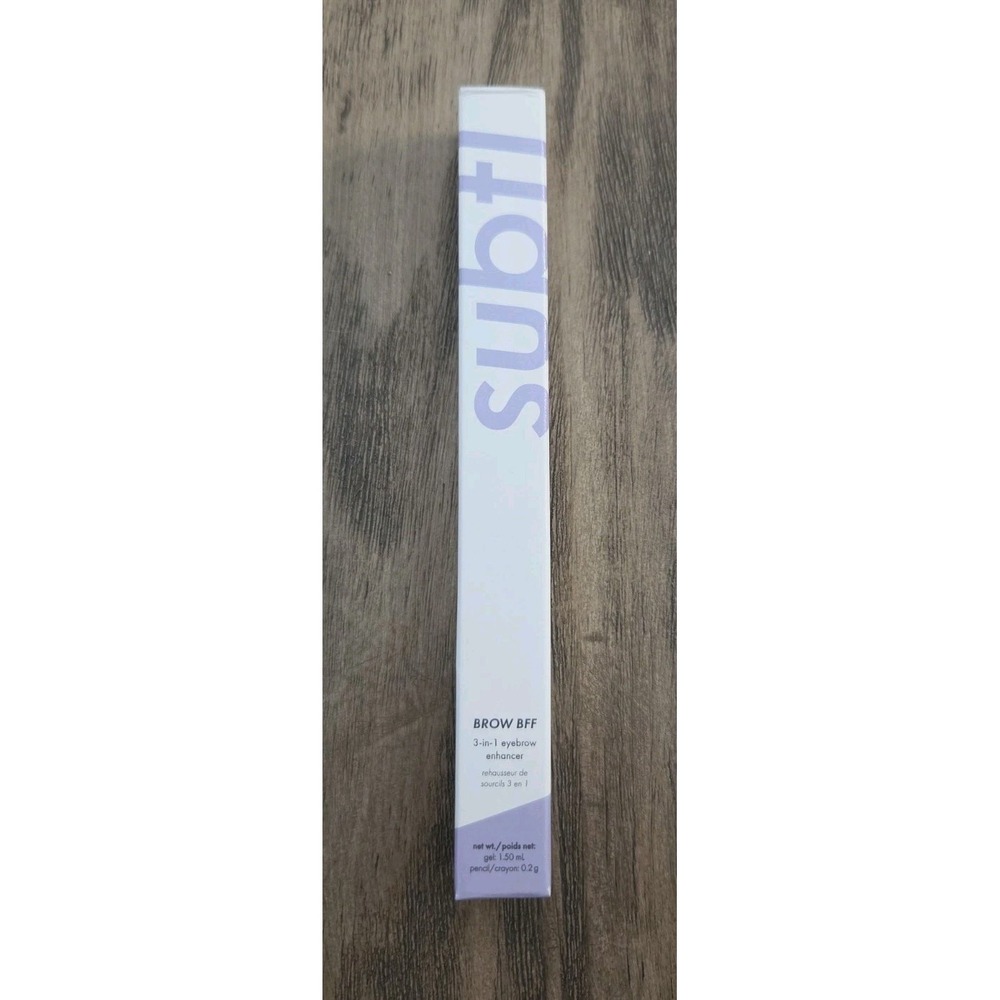 Subtl BROW BFF 3 In 1 Eyebrow Enhancer Pencil In Taupe New Sealed